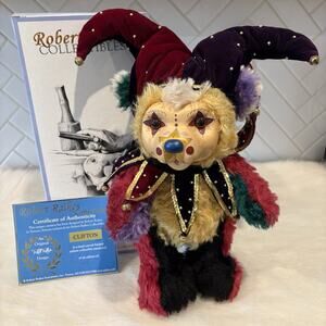 Robert Raikes Clifton Bear Jester LE 38/750 Wood Face w/ COA & Box Vintage